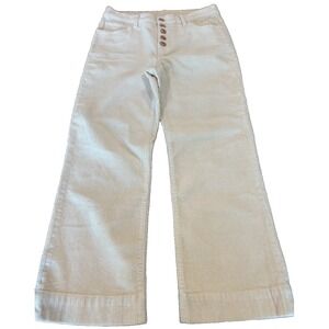 Cabi New NWTO Palm Beach Crop #4513 Ivory Corduroy  Size 4 retails $189 CAD